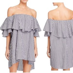 MLM Gingham Off The Shoulder Dress